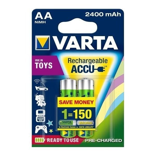 Аккумулятор VARTA TOYS ACCU AA 2400mAh BLI 2 NI-MH